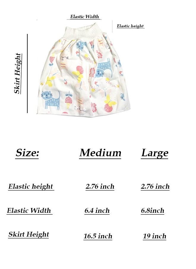 Yameem Toddler Training Washable Waterproof Diaper Skirt  - Image 2