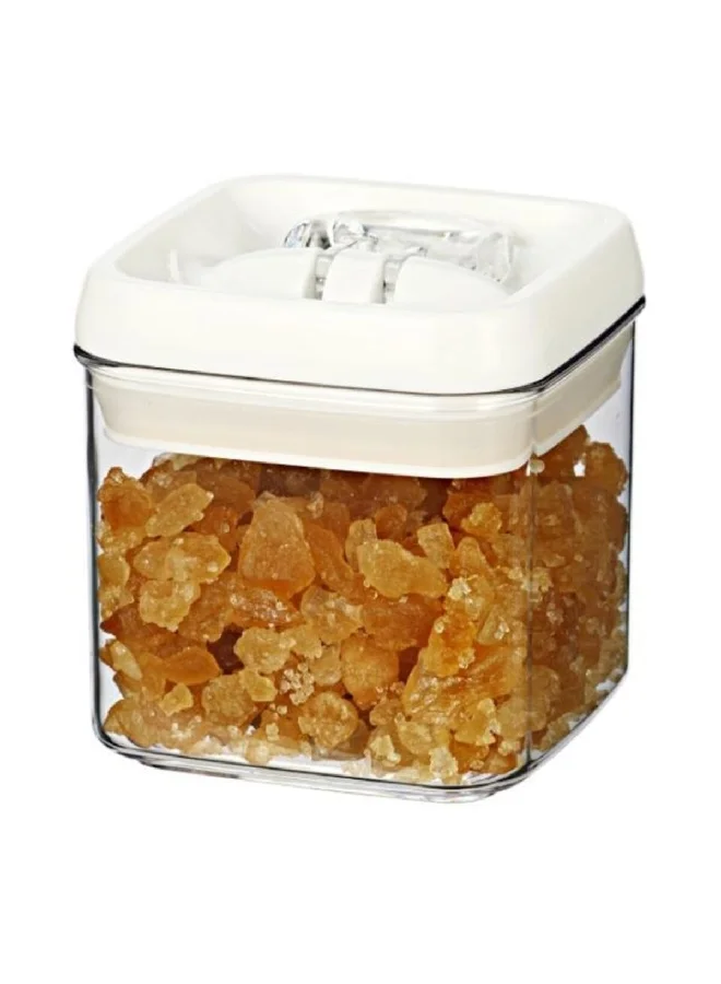 Felli Flip-Tite Square Food Storage Container Clear and White 0.5 L NLQ404A-60