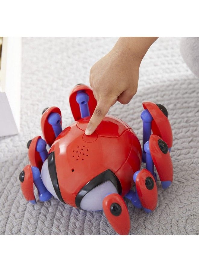 SPIDEY AND HIS AMAZING FRIENDS - Marvel Speak And Go Trace E Bot Electronic Spider Toy Sound Activated Crawls For Kids Ages 3 And Up - Image 1