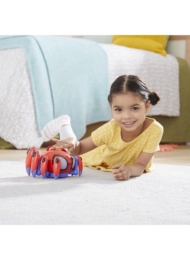 SPIDEY AND HIS AMAZING FRIENDS - Marvel Speak And Go Trace E Bot Electronic Spider Toy Sound Activated Crawls For Kids Ages 3 And Up - Image 1