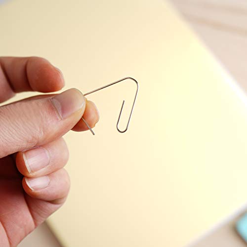 DANRONG 650 PCS Paper Clips Assorted Sizes, Small Medium and Large (1.1", 1.3" & 2"), Paperclips for Office, School, Home Supplies-Silver - Image 5