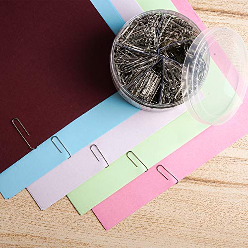 DANRONG 650 PCS Paper Clips Assorted Sizes, Small Medium and Large (1.1", 1.3" & 2"), Paperclips for Office, School, Home Supplies-Silver - Image 3
