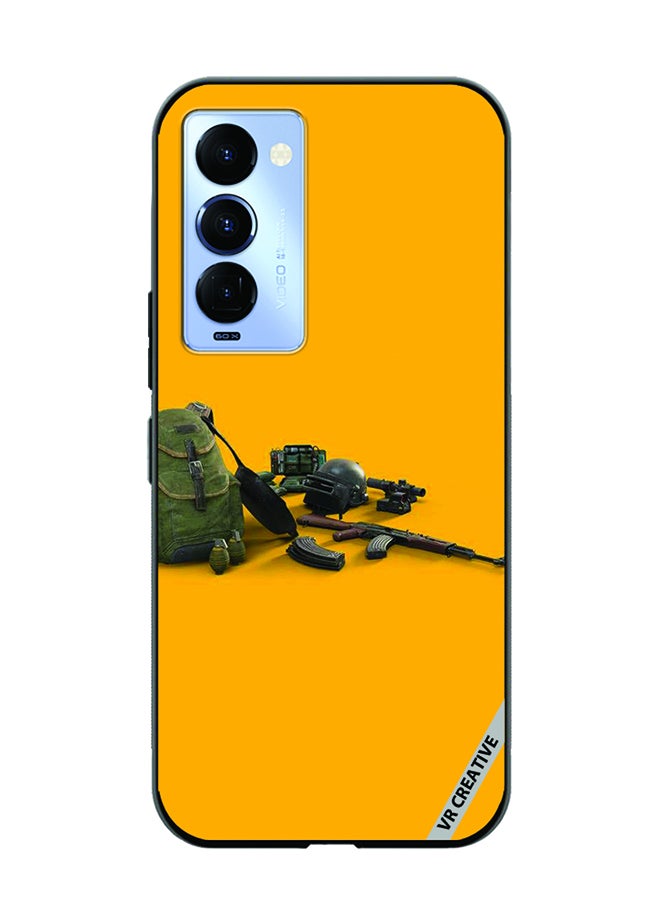 VR CREATIVE Protective Case Cover For Tecno Camon 18/18 P Pubg Weapons Design Multicolour - Image 1