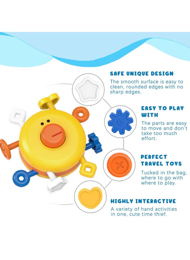 KASTWAVE Rotary Toys Fine Motor Skills For Young Children Sensory Toys For Early Development Learning Montessori Toys For 1 Year Old - Image 4