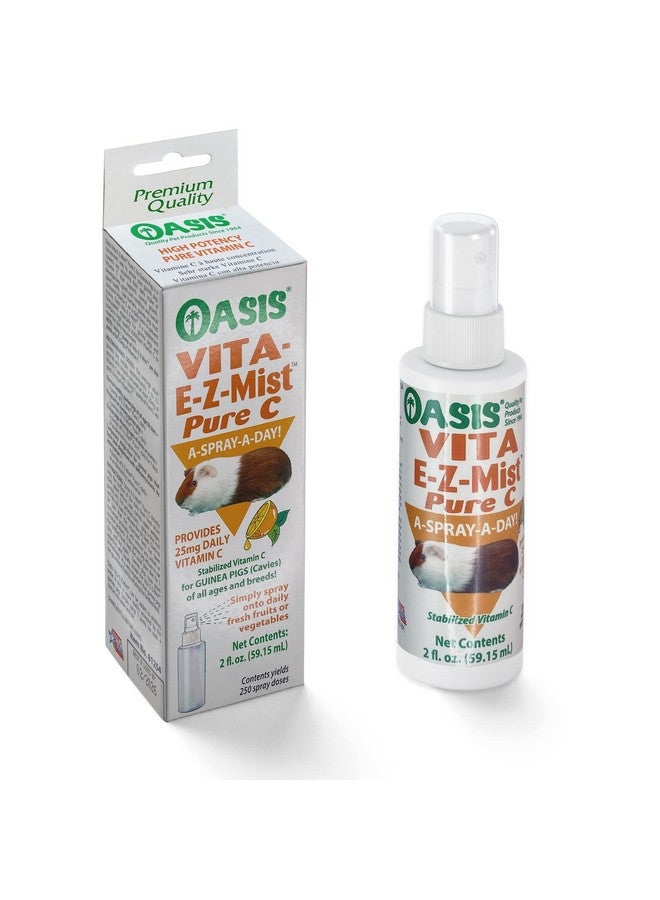 Oasis Guinea Pig Pure C Vita E-Z Mist Supplement, 2 oz - Image 1