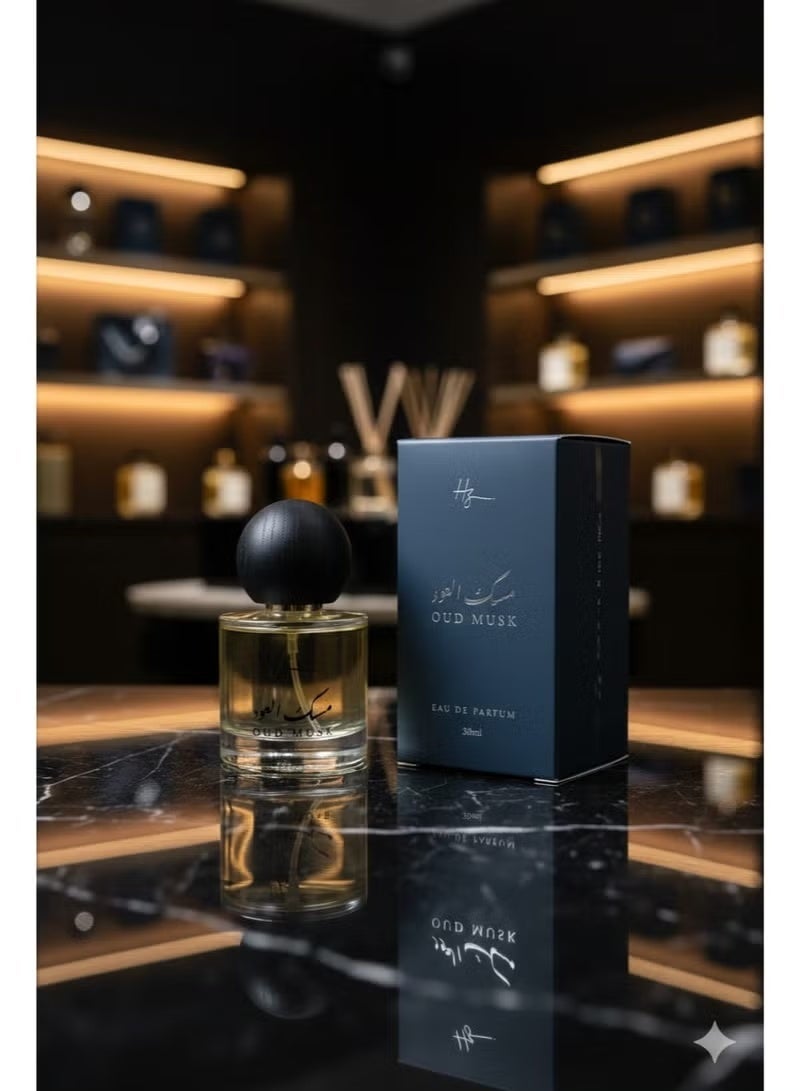 HZ Oud Musk Perfume 30ml – Neroli, Rose & Oud with Sandalwood and Musk – Elegant Unisex Luxury Fragrance - Image 2