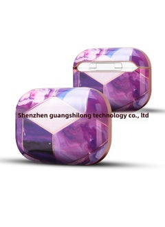 Bluetooth Earphone Case Electroplated Marble Airpods Protective Case For Airpods Pro Earphone Case In Stock-Color:PM5-Applicable Model:airpods 1/2 Generation