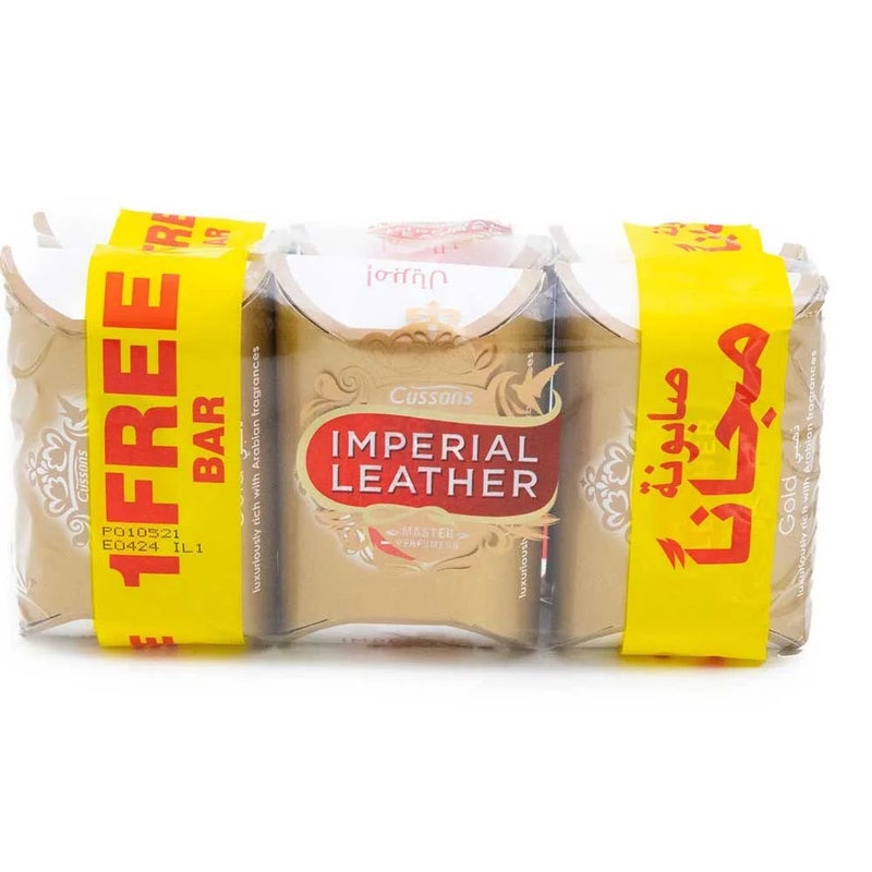 Imperial Gold Bathing Soap Bar Luxuriously Rich With Arabian Fragrances- 6X125gms - Image 1