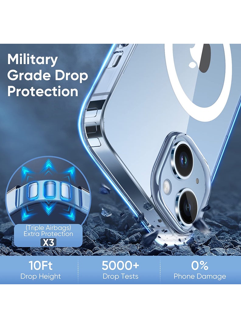 Theodor Magnetic Case for iPhone 14 Plus 6.7-inch Compatible with MagSafe Wireless Charging, Shockproof Phone Bumper Cover Stranger things - Image 4