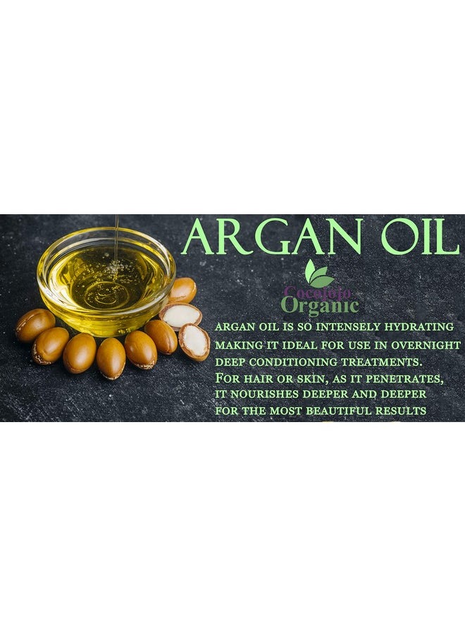 Dr Joe Lab - Argan Nut Oil Deodorized 32 Oz 100% Pure Natural Moroccan Argon Nut Oil Unrefined Unscented Cold Pressed Extra Virgintherapeutic Grade A For Hair Skin Body Nail And Beardmarrakesh Oil - Image 1