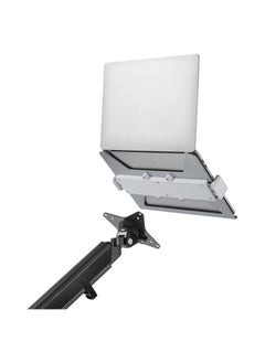 NAVODESK Navodesk Universal Laptop Holder Attachment For Monitor Arms Fit for 11.6 Inc 17.3 Inc Laptops Ventilated Design with Anti Scratch Silicone Pads Silver  - Image 1