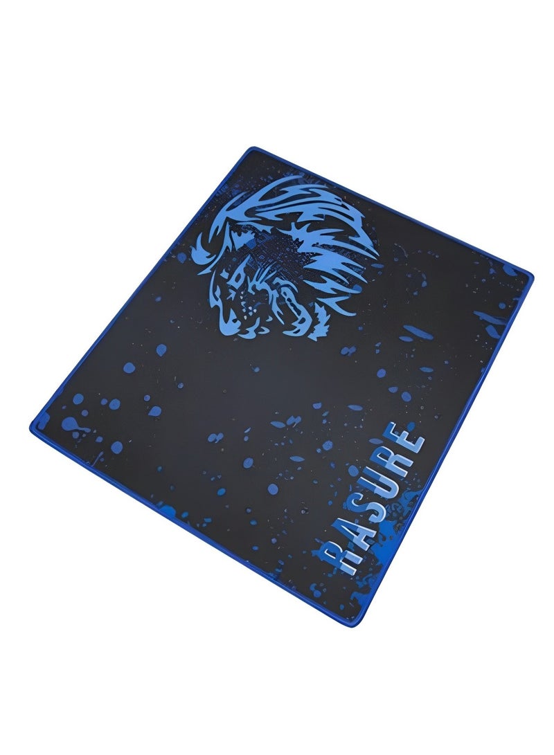لوحة ماوس ألعاب ، (40 سم × 35 سم × 2 مم)، حصيرة ماوس سميكة ممتدة مقاومة للماء وغير قابلة للانزلاق ومقاومة للانسكاب مع سطح مزخرف خاص، حواف مخيطة مضادة للاهتراء للوحة المفاتيح والكمبيوتر الشخصي - Image 1