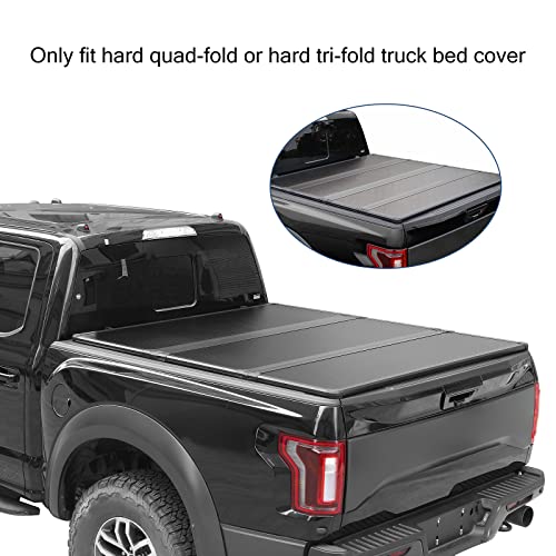 DICMIC Universal Replacement and Accessories Part Kit for Hard Tri-fold & Quad-fold Truck Bed Cover Include Nut, T-Bolt and Tonneau Cover Clamp, 4X Rear Clamp - Image 4
