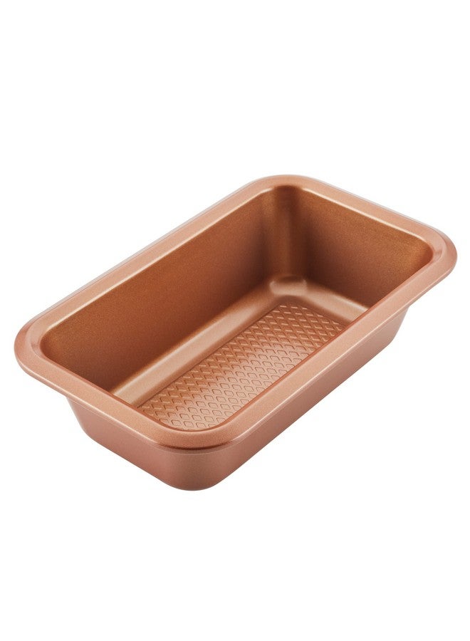 Ayesha Curry Bakeware Nonstick Meatloaf/Loaf Pan Set, Two 9 Inch x 5 Inch, Copper - Image 4