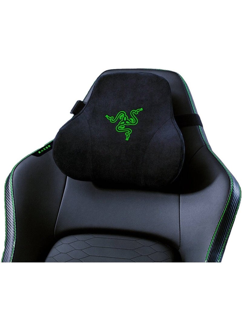 RAZER Iskur V2 Gaming Chair – Ergonomic 6D Adjustable Lumbar Support, High-Density Foam, 4D Adjustable Armrests, Steel Frame, Recline up to 152°, EPU Leather, Up to 136kg – Black & Green | RZ38-04900100-R3G1 - Image 2