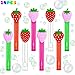 uoyoi Strawberry Party Favors24Pcs Strawberry Bubble Wands for KidsSweet Berry Bubble Wand for Birthday Party SuppliesPinata Baby Shower Goodie Bag Stuffers Gift - Image 2