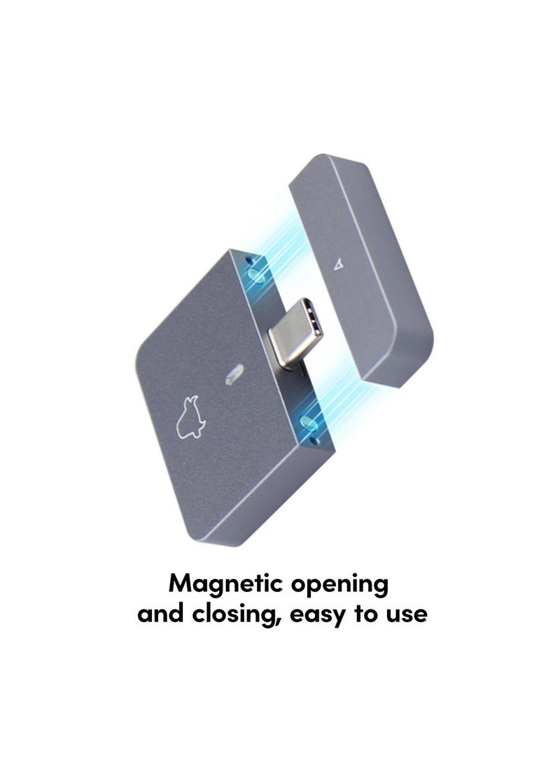 M.2 NVMe SSD Enclosure Aluminum Tool-Free Adapter, 10Gbps USB3.2 Reader, for M.2 NVMe M-Key 2230 SSD, New 2230 Plug and Play M.2 Hard Drive Case, Support UASP, Plug and Play - Image 3