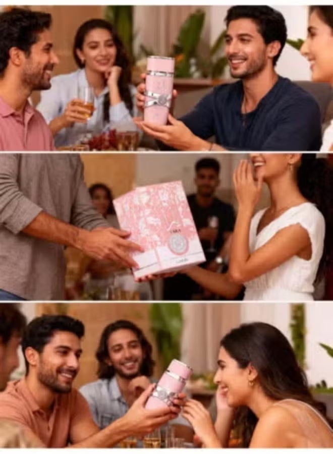يارا Yara Eau dee Parfum للمرأة مجموعة هدايا - 100 مل - Image 2
