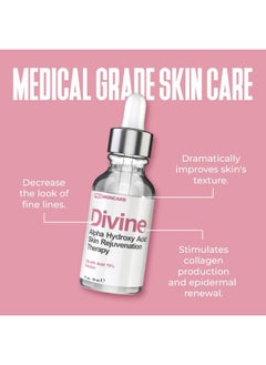 DIVINE DERRIERE Glycolic Acid Peel 70% Professional Chemical Peel for Face at Home - Intense Alpha Hydroxy Acid Skin Peel For Acne Scars, Collagen Boost, Wrinkles, Fine Lines - Liquid Exfoliant for Face Peel Mask  - Image 4