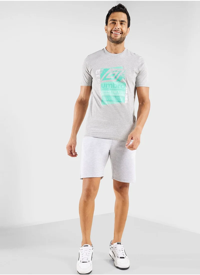 umbro Layered Box Logo Graphic T-Shirts