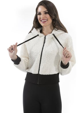 Alexander Gardi Alexandergardı Hooded Faux Wool Cardigan, Ecru (B20-501300)  - Image 2