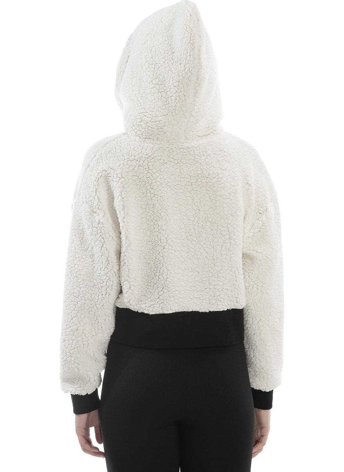 Alexander Gardi Alexandergardı Hooded Faux Wool Cardigan, Ecru (B20-501300)  - Image 5