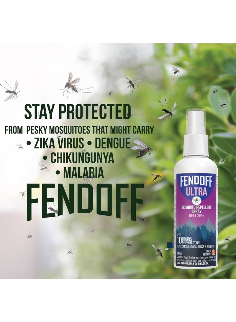 FENDOFF Ultra Mosquito Repellent Spray With Deet 30% Upto 10Hrs Of Protection 100 ML - Image 3