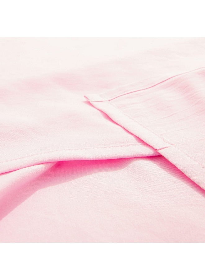 NTBAY NTBAY Toddler Bedding Set - 4 Piece Soft and Breathable Crib Bedding Set for Boys and Girls, Includes Quilted Comforter, Fitted Sheet, Flat Top Sheet and Envelope Pillowcase, Pink - Image 4