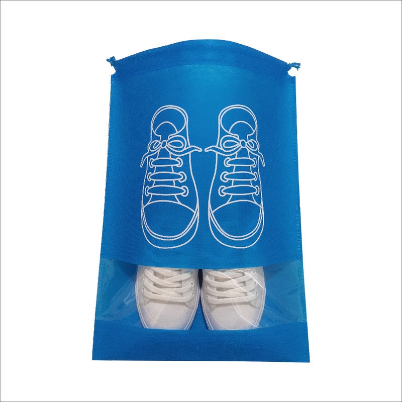 Shoes Storage Bag Shoes Bag Non-woven Dustproof Moisture-proof Travel Shoes Storage Dust-proof Home Travel Travel Sky blue 