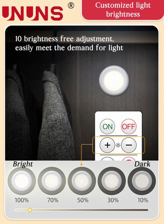 UNUNS 3-Pack Under Cabinet Lights,16 Colors Wireless LED Touch Lights With Remote,Ideal For Kitchen Cabinets,Closets,Garage - Image 5