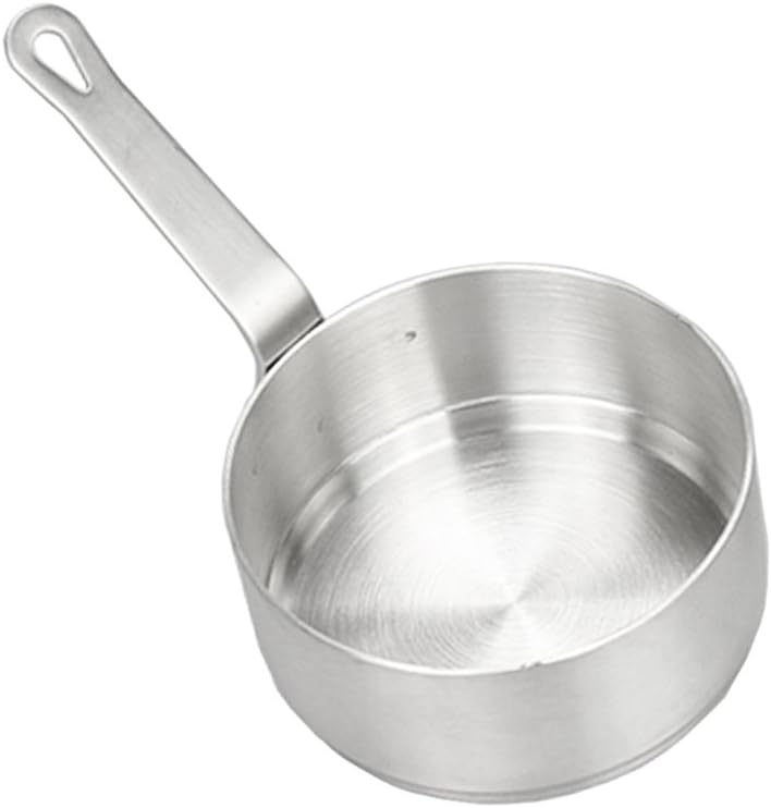 klarako 2 Pack Small Sauce Pan Stainless Steel Sauce Pot, Mini Milk Pan, Butter Warmer, Spaghetti/Barbecue Pasta Sauce Cooking Pot, 100ml - Image 5
