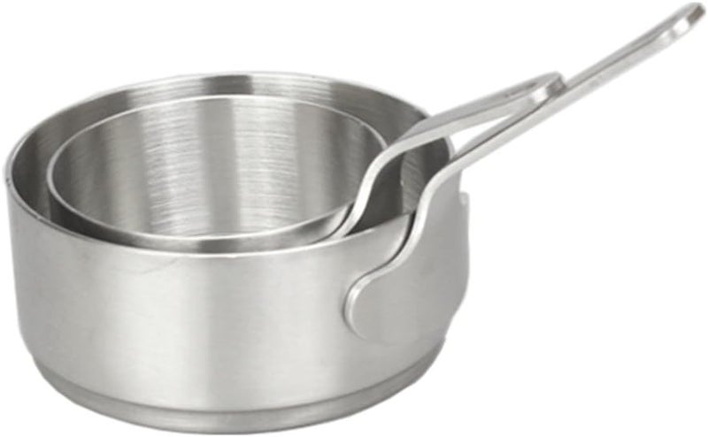 klarako 2 Pack Small Sauce Pan Stainless Steel Sauce Pot, Mini Milk Pan, Butter Warmer, Spaghetti/Barbecue Pasta Sauce Cooking Pot, 100ml - Image 4