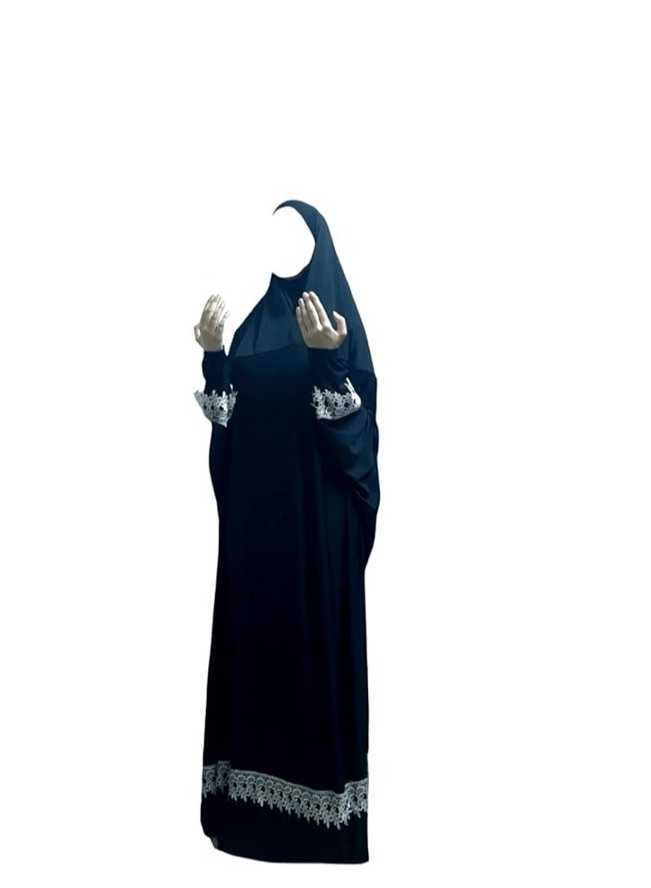 طقم صلاة نسائي راقٍ ومريح متعدد الاستخدام من خامات عالية الجودة - لباس صلاة فائق المرونة - Image 3