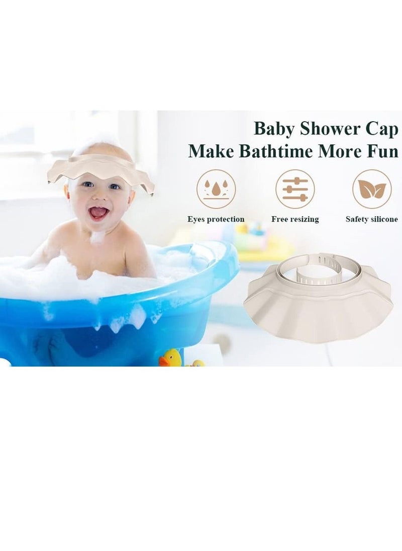 Shampoo cap Baby ear protector Baby bath cap Baby shampoo shower cap Silicone adjustable