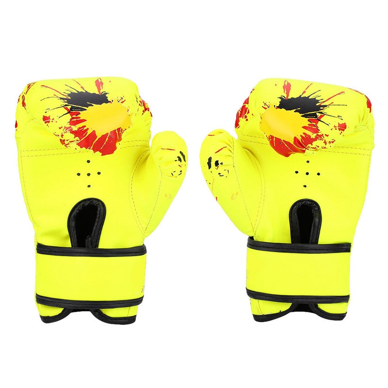 Baby Girls Boys Children Boxing Gloves Punch Training Kids Fight Mitts (yellow) - Image 4