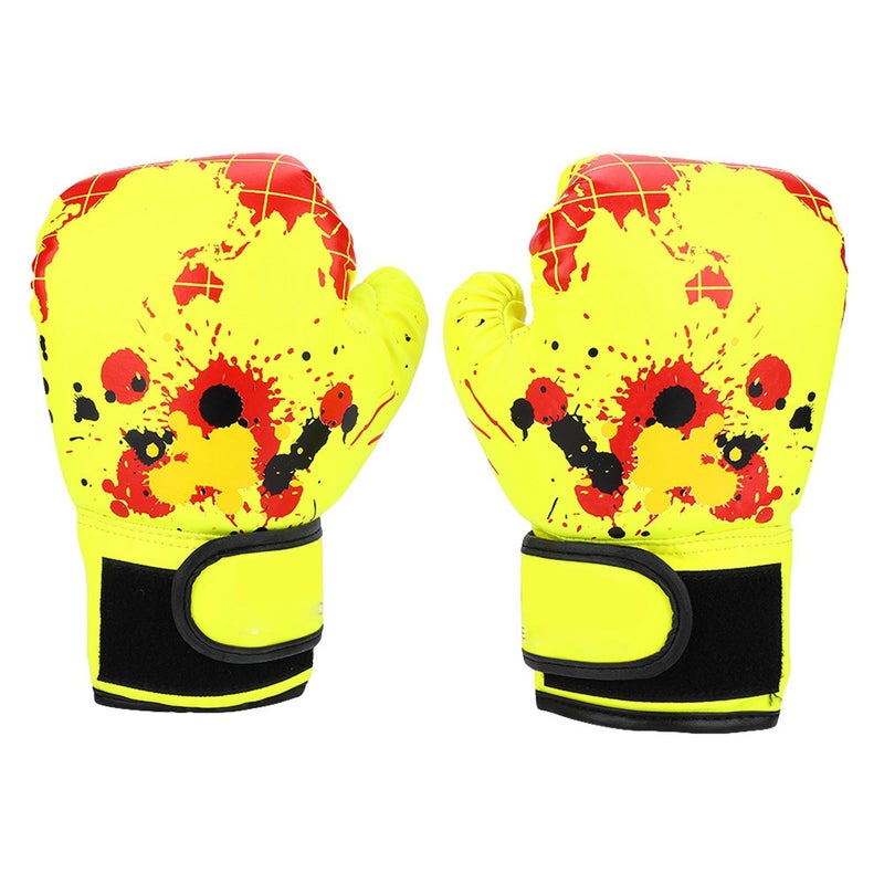 Baby Girls Boys Children Boxing Gloves Punch Training Kids Fight Mitts (yellow) - Image 1