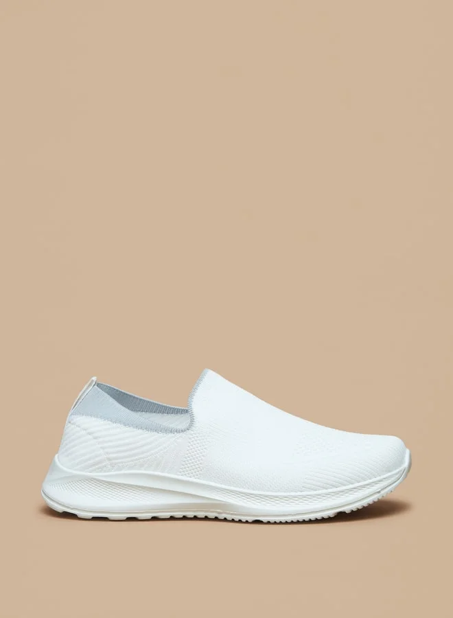 Oaklan by Shoexpress Women's Textured Slip-On Sports Shoes