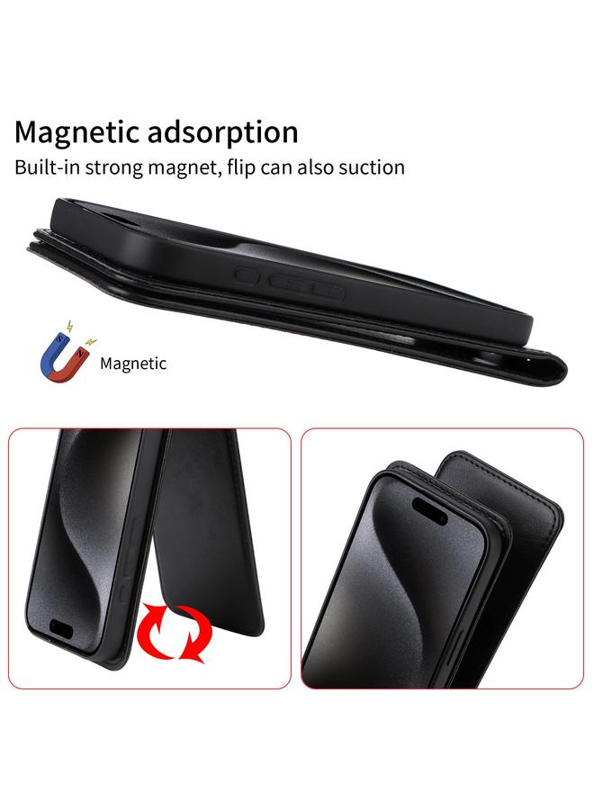 erorex Case For ZTE nubia Red Magic 10 Pro+ Magnetic Vertical Flip Leather Phone Case - Image 4