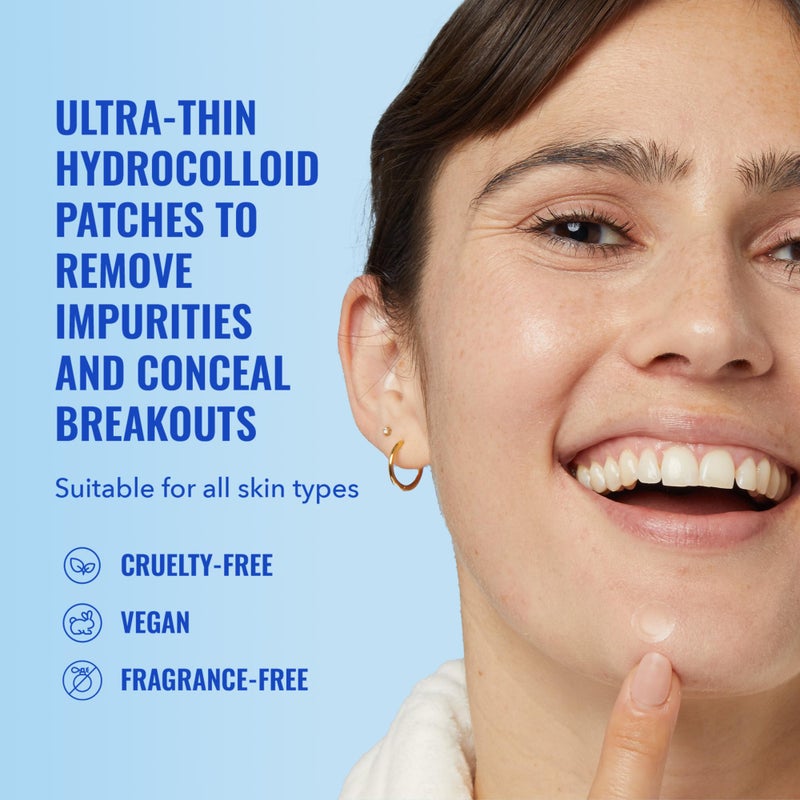 Good Molecules Pimple Patches 60 Pack - Ultra-Thin Hydrocolloid Acne Patches To Conceal Breakouts, Blackheads, and Blemishes - Acne Spot Treatment, Skin Care For Face - Image 2