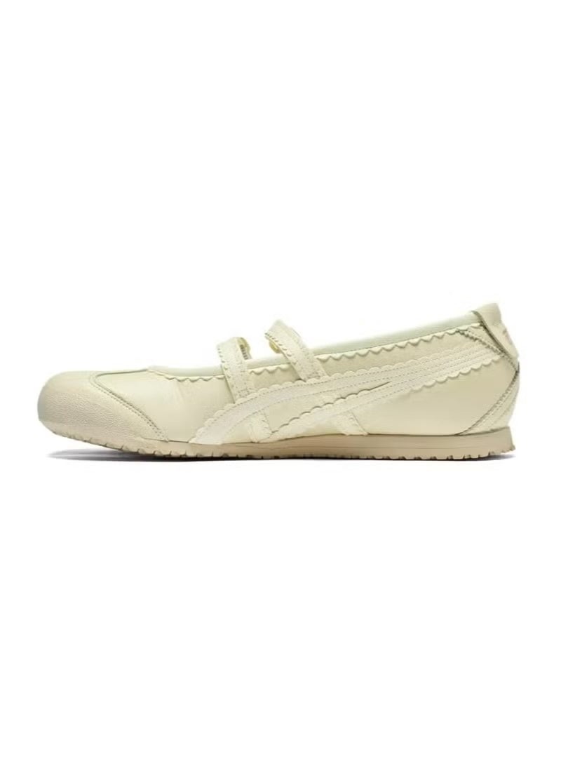 Onitsuka Tiger Mexico 66 TGRS Women’s Slip-On Shoes – Ivory & Cream | Strap Casual Sneakers - Image 2