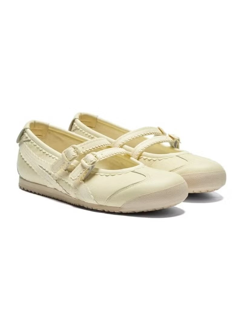 Onitsuka Tiger Mexico 66 TGRS Women’s Slip-On Shoes – Ivory & Cream | Strap Casual Sneakers - Image 3