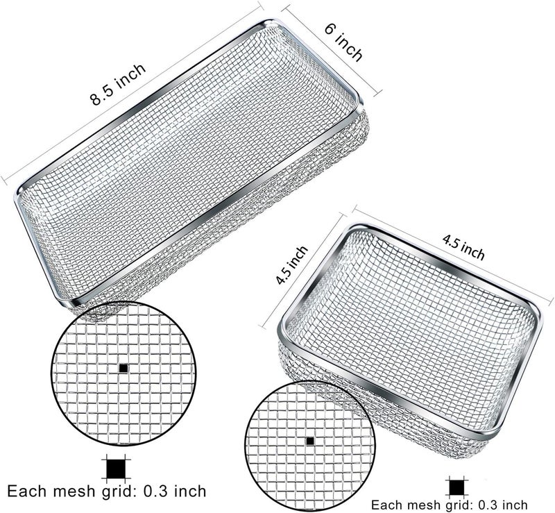 TOODOO RV Furnace Vent Covers - 2 Pack Stainless Steel Mesh - Image 2