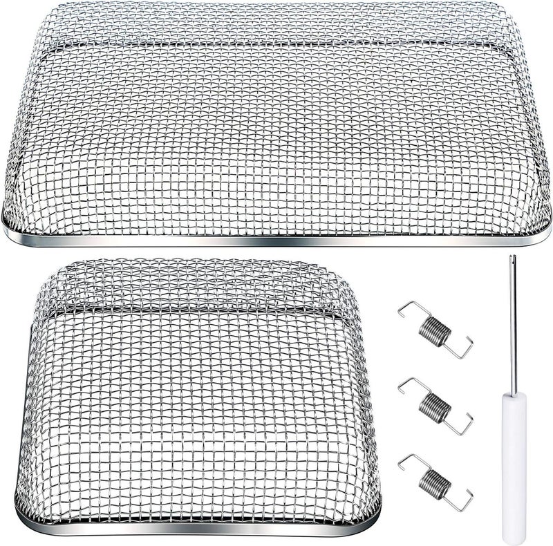TOODOO RV Furnace Vent Covers - 2 Pack Stainless Steel Mesh - Image 1