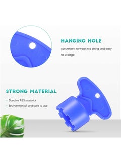 Y&D Faucet Aerator Key Removal Wrench Tool with 5 Sizes M16.5 18.5 21.5 22.5 24 Recessed Sink Wrenches for Cache Aerators Filter Screen Nozzle Accessories BLUE  - Image 4