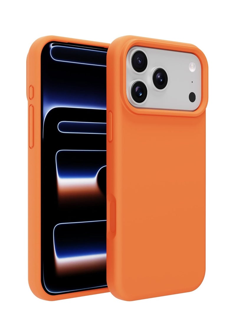 MUDISO iPhone 17 Pro Case Soft Silicone Cover with Microfiber Lining Full-Body Protective Case For iPhone 17 Pro - Image 1