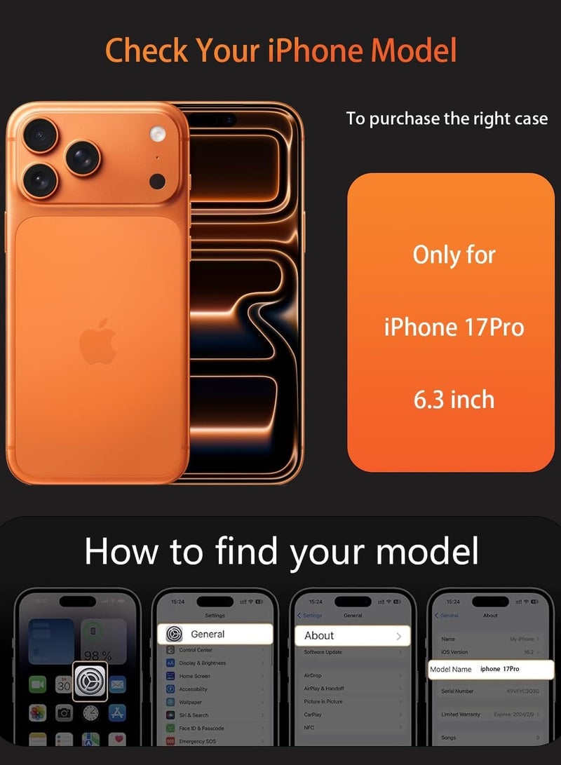 MUDISO iPhone 17 Pro Case Soft Silicone Cover with Microfiber Lining Full-Body Protective Case For iPhone 17 Pro - Image 2