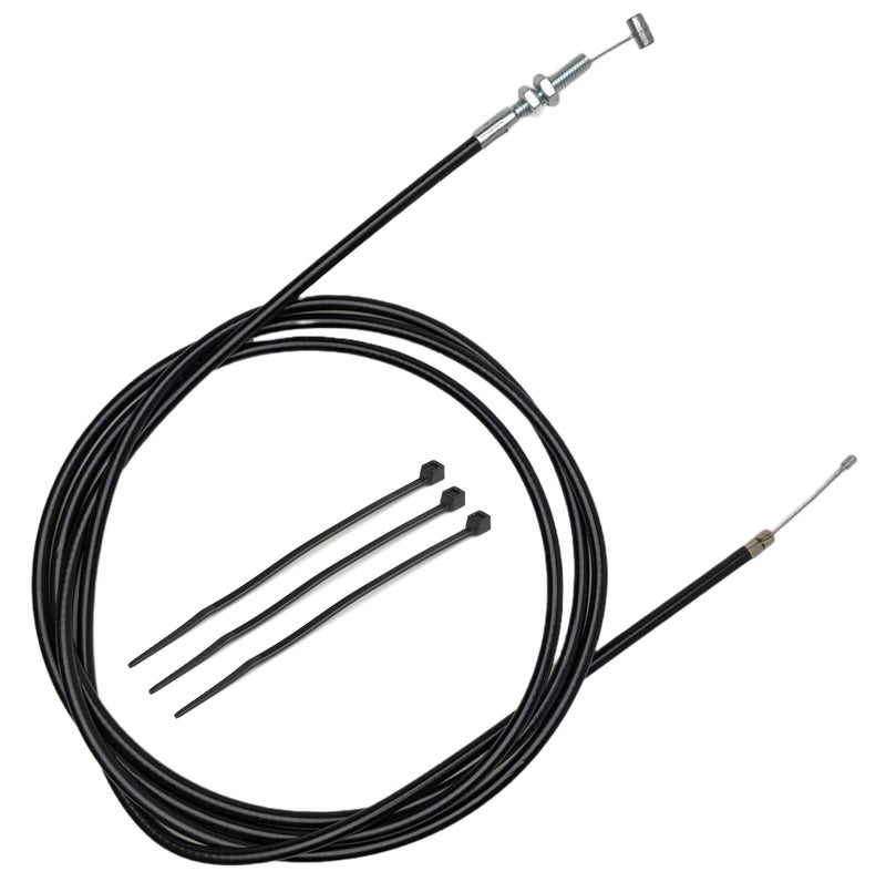 RedCap 75" inch Universal Heavy Duty Straight Throttle Cable for 90cc 110cc 125cc Gas Scooter Go Kart Kandi GKA Black Widow Mini Bike Dirt Bike Dune Buggy Yerf Dog L5C00049FM5020500 - Image 1
