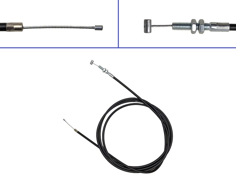 RedCap 75" inch Universal Heavy Duty Straight Throttle Cable for 90cc 110cc 125cc Gas Scooter Go Kart Kandi GKA Black Widow Mini Bike Dirt Bike Dune Buggy Yerf Dog L5C00049FM5020500 - Image 4