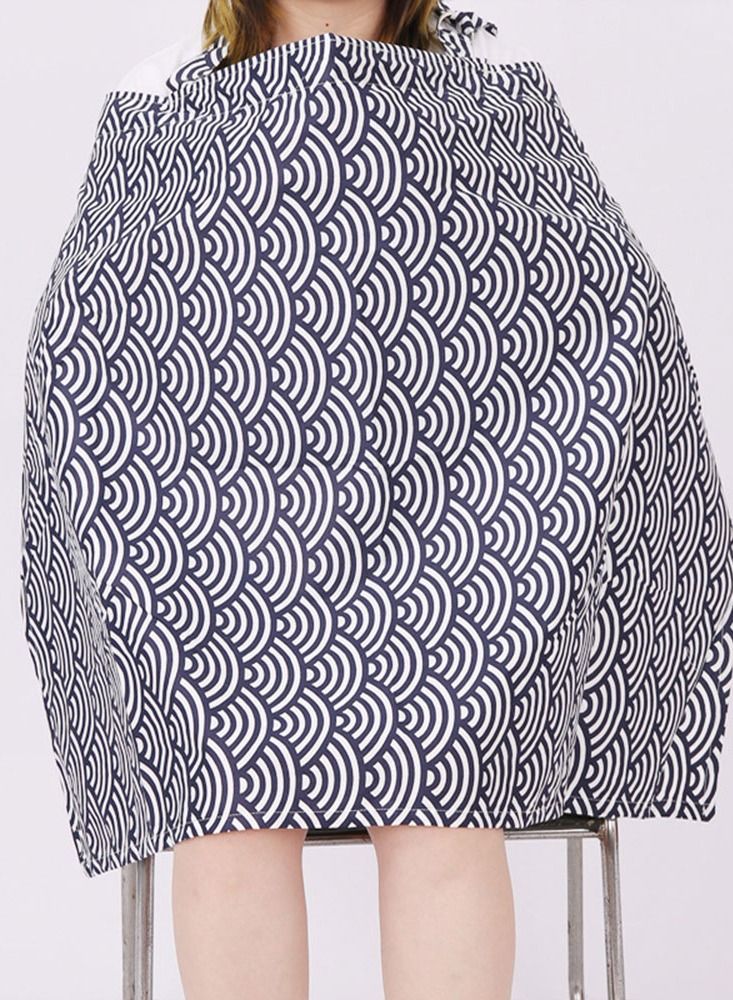MARGOUN Nursing Cover Breastfeeding Privacy Feeding Cover Maternity Printed Cotton Apron Adjustable Full Coverage Shawl Cloth 