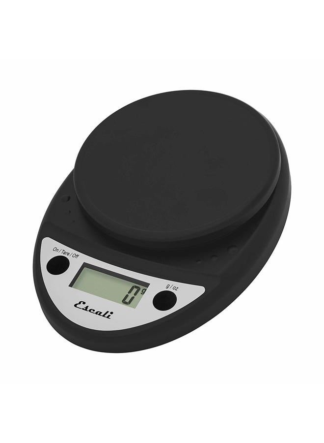 Escali Primo P115WR Precision Kitchen Food Scale for Baking and Cooking, Lightweight and Durable Design 8" x 6" x 1.25" P115CH - Image 1